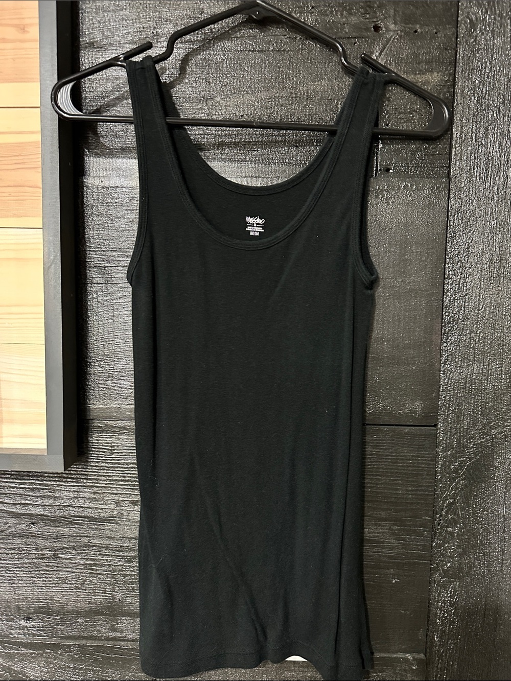 Mossimo Black Scoop Tank Top